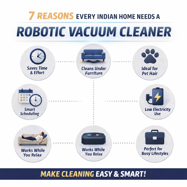 7 Reasons Every Indian Home Needs a Robotic Vacuum Cleaner
