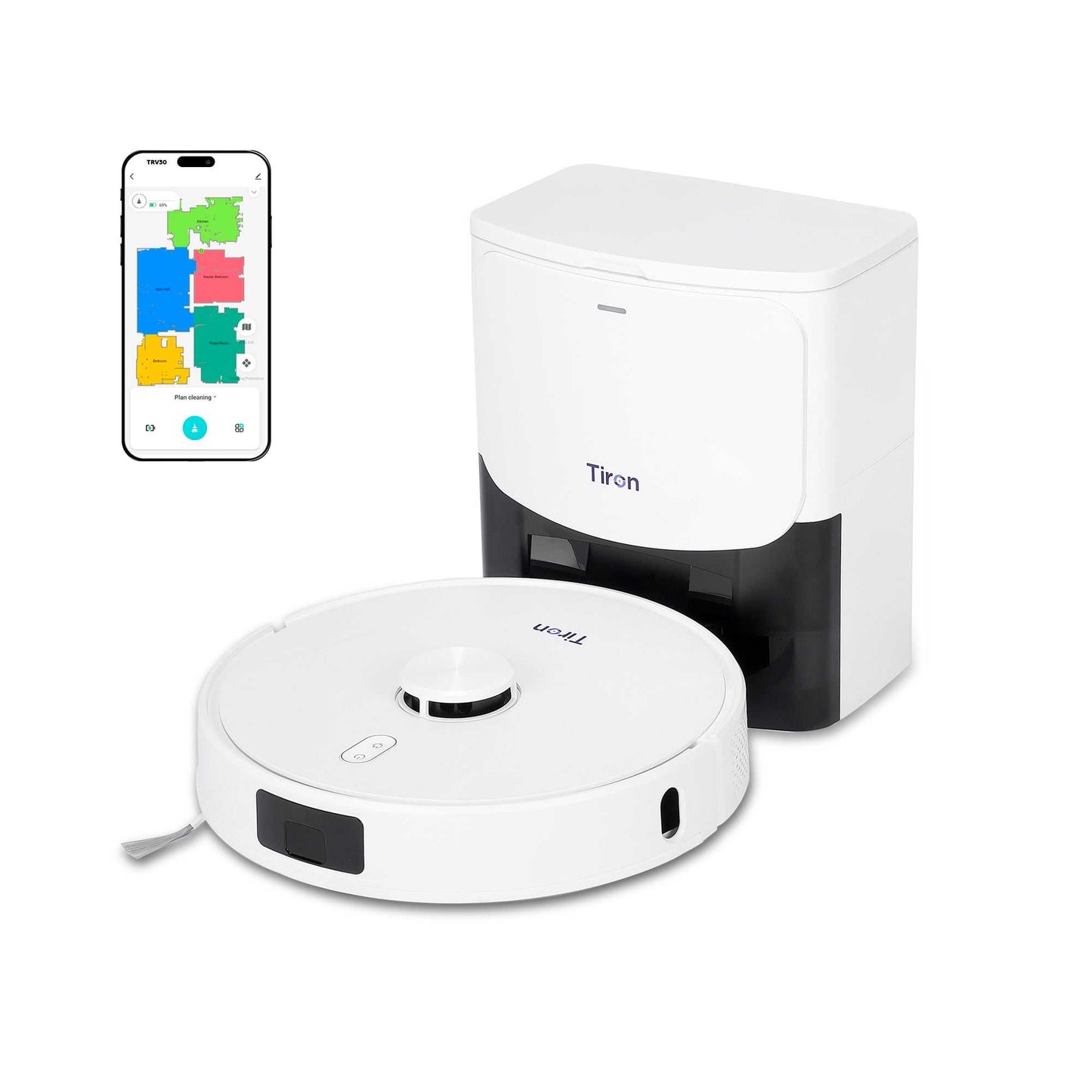 TRV 30S - Tiron Spin Mop Robotic Vacuum Cleaner