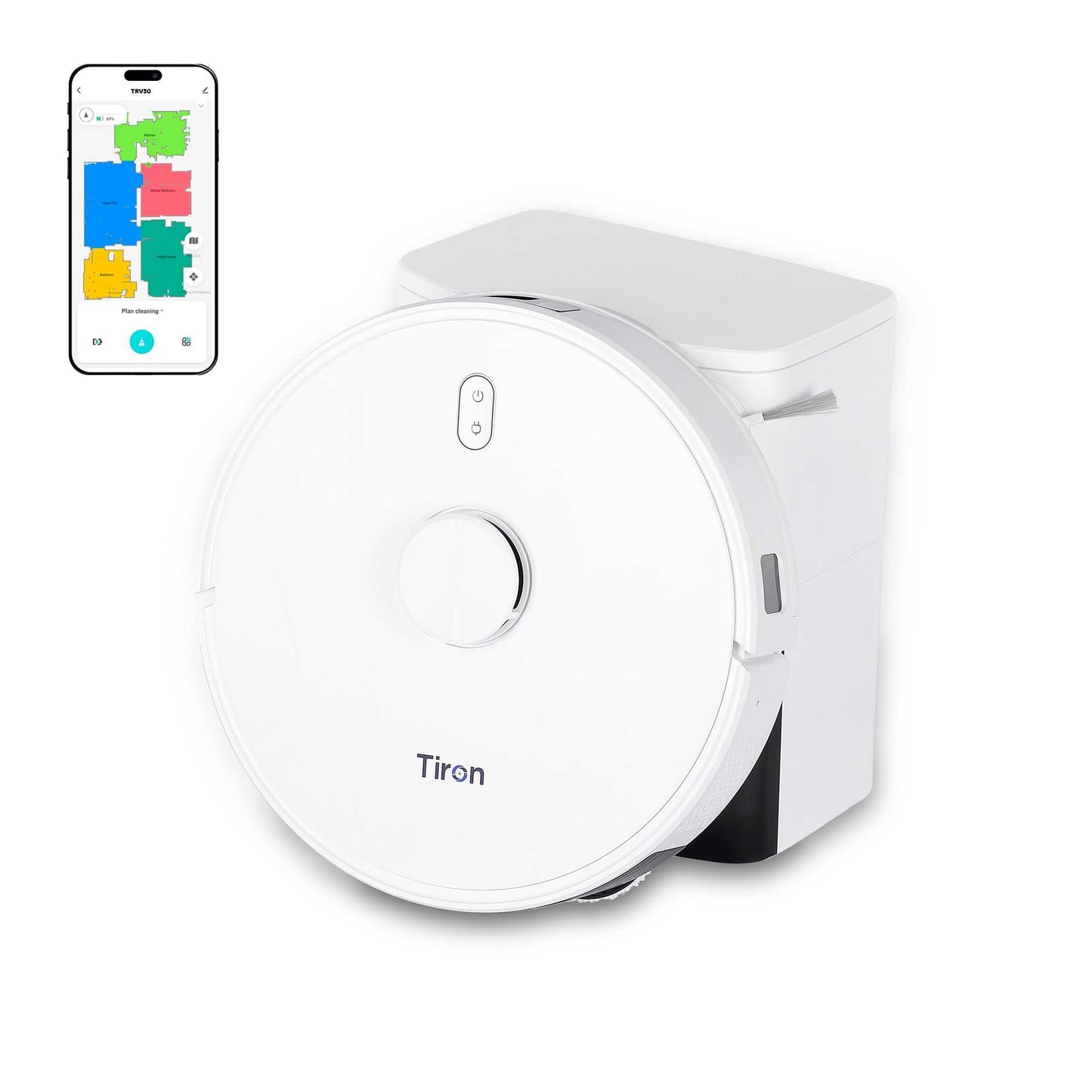 TRV 30S - Tiron Spin Mop Robotic Vacuum Cleaner