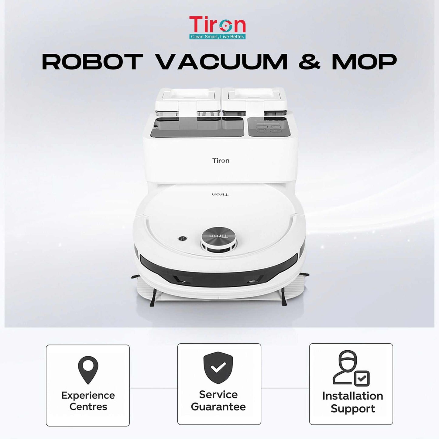TRV 40Pro - Tiron Roller Mop Robotic Vacuum Cleaner