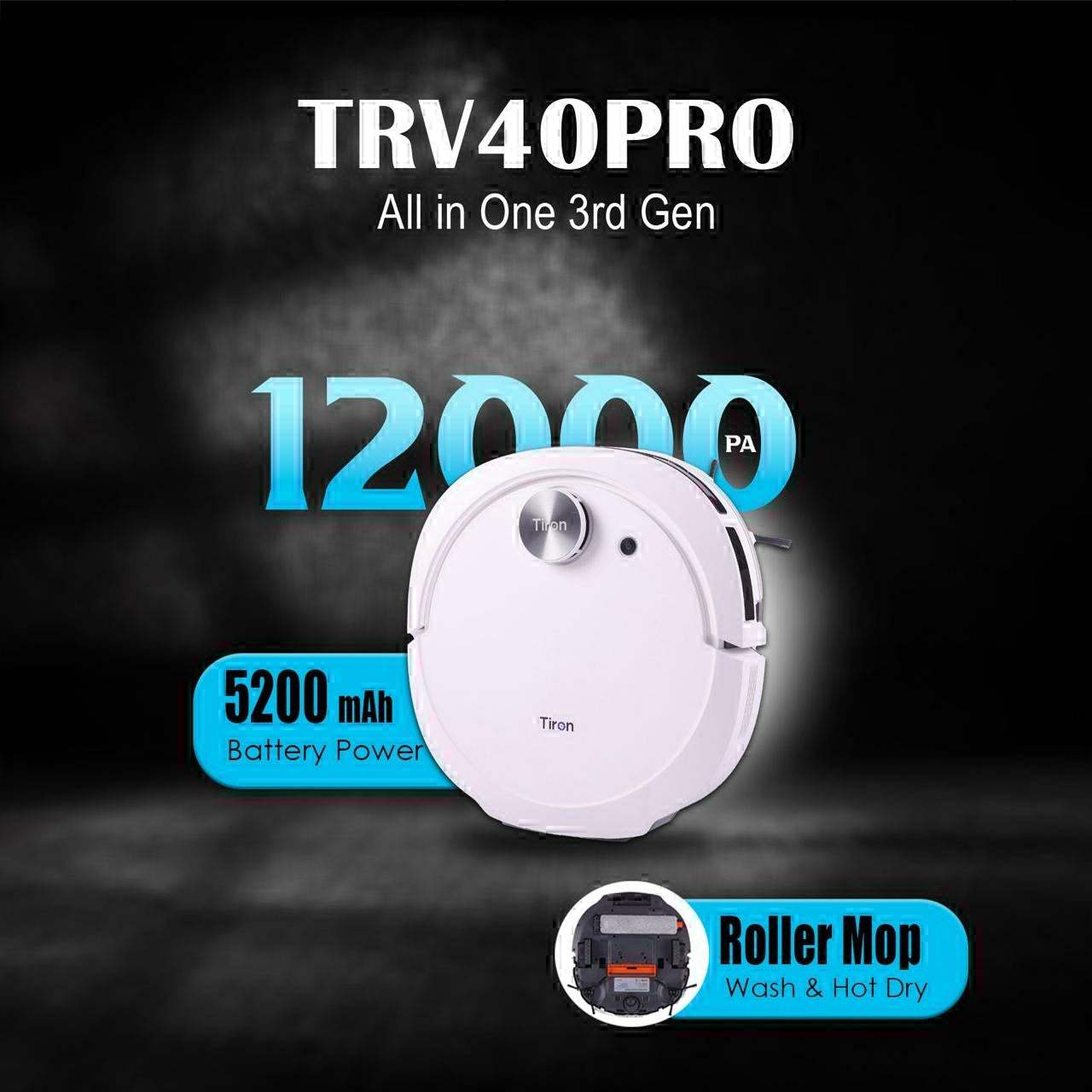 TRV 40Pro - Tiron Roller Mop Robotic Vacuum Cleaner