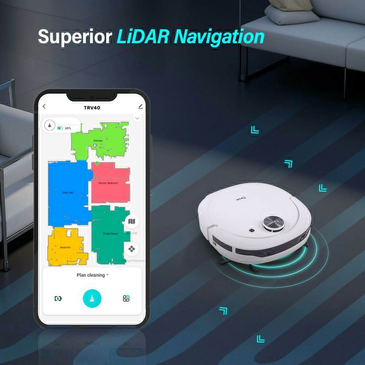 TRV 40Pro - Tiron Roller Mop Robotic Vacuum Cleaner