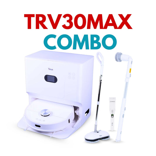 TRV 30 Max Ultimate Smart Home Combo with robotic vacuum cleaner and smart cleaning accessories