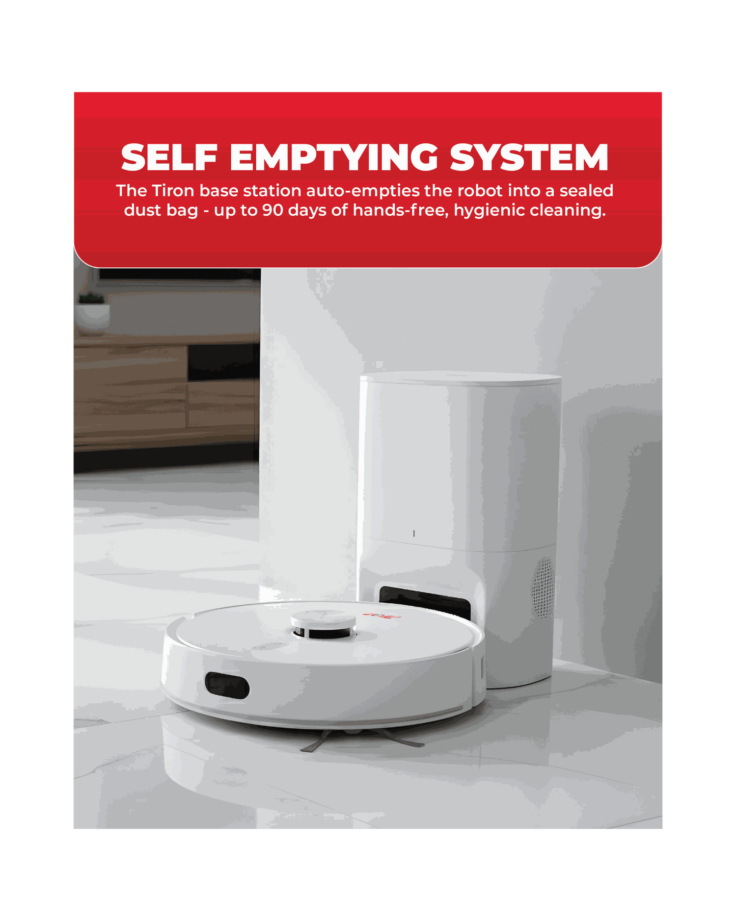 TIRON TRV 20 MAX Lidar Robotic Vacuum Cleaner