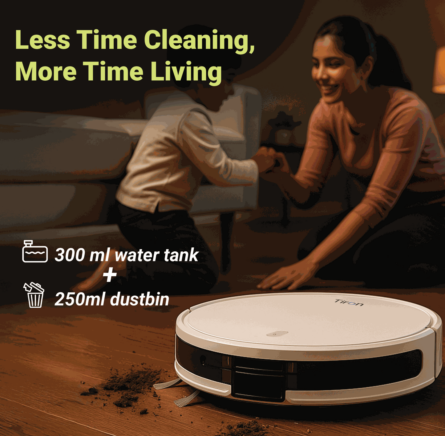 TRV 10P - Tiron Point Laser Robotic Vacuum Cleaner