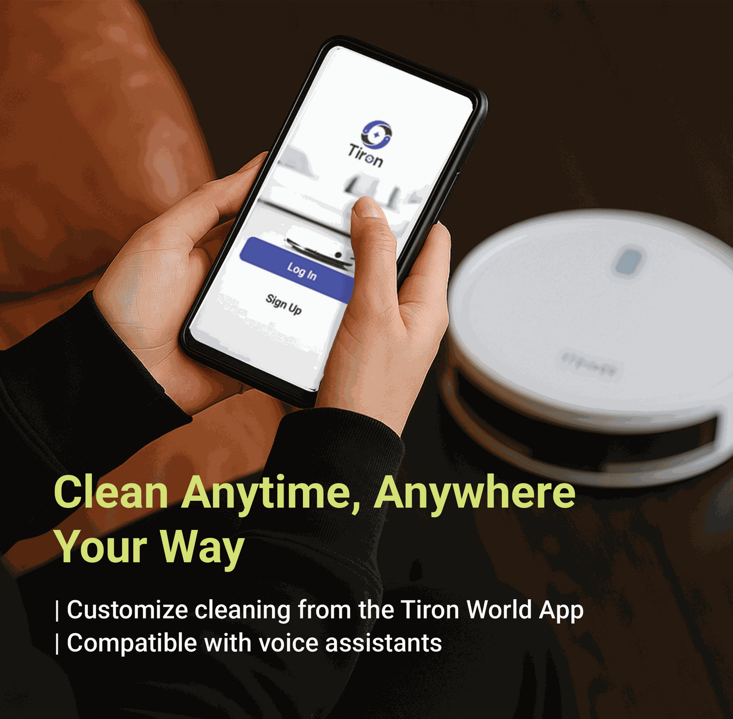 TRV 10P - Tiron Point Laser Robotic Vacuum Cleaner