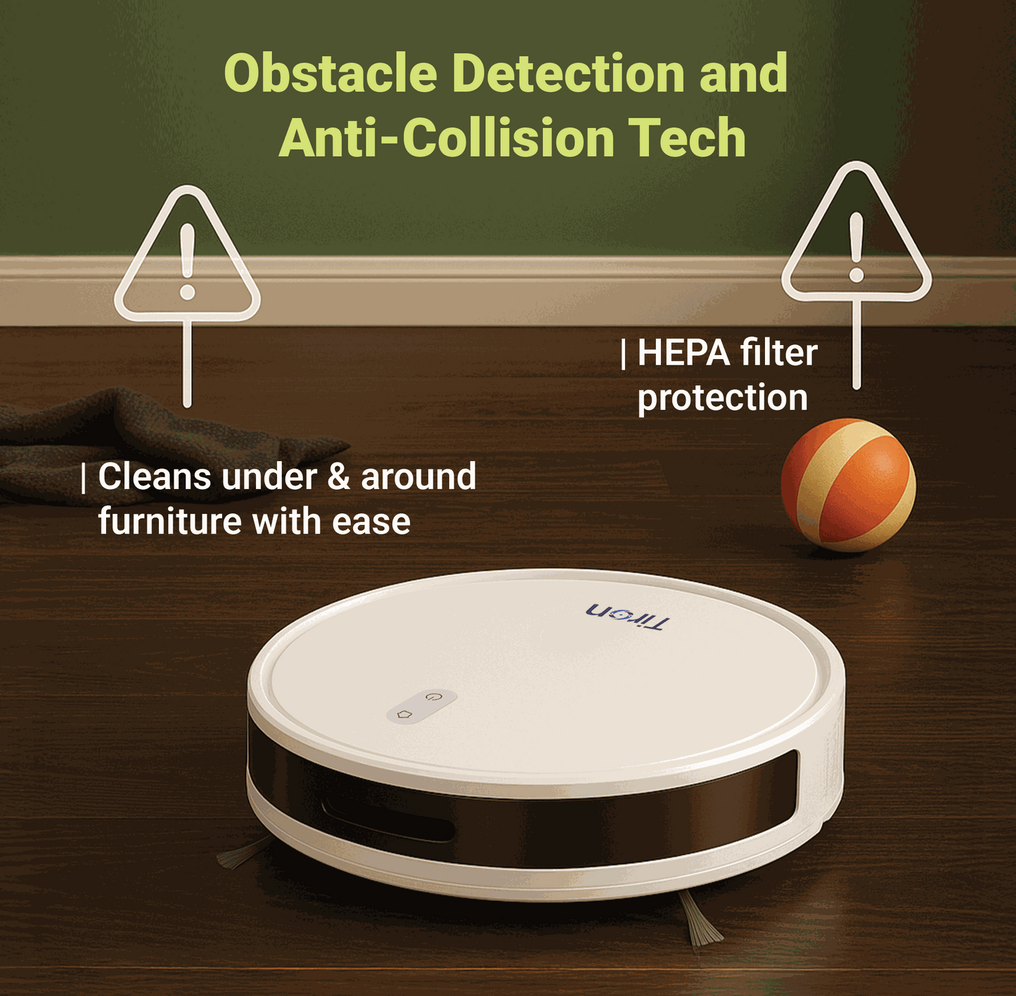 TRV 10P - Tiron Point Laser Robotic Vacuum Cleaner