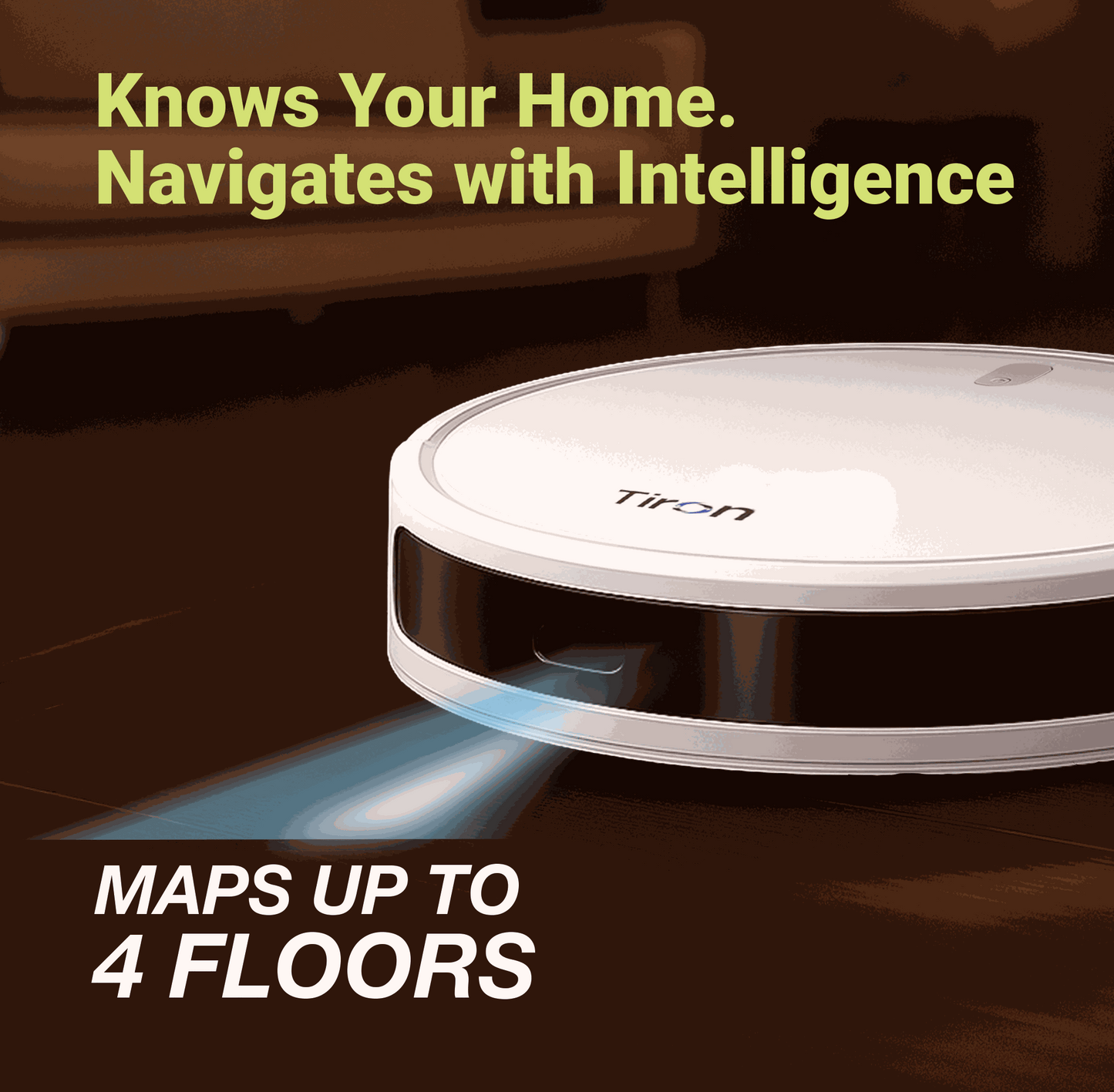 TRV 10P - Tiron Point Laser Robotic Vacuum Cleaner