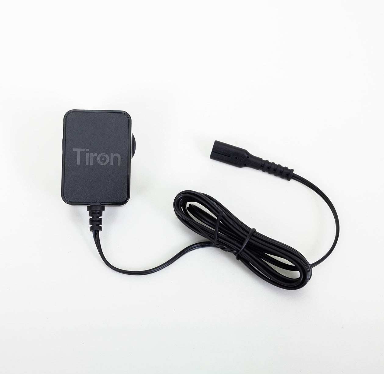 Tiron Floor Mopper charging adapter with black cable on white background