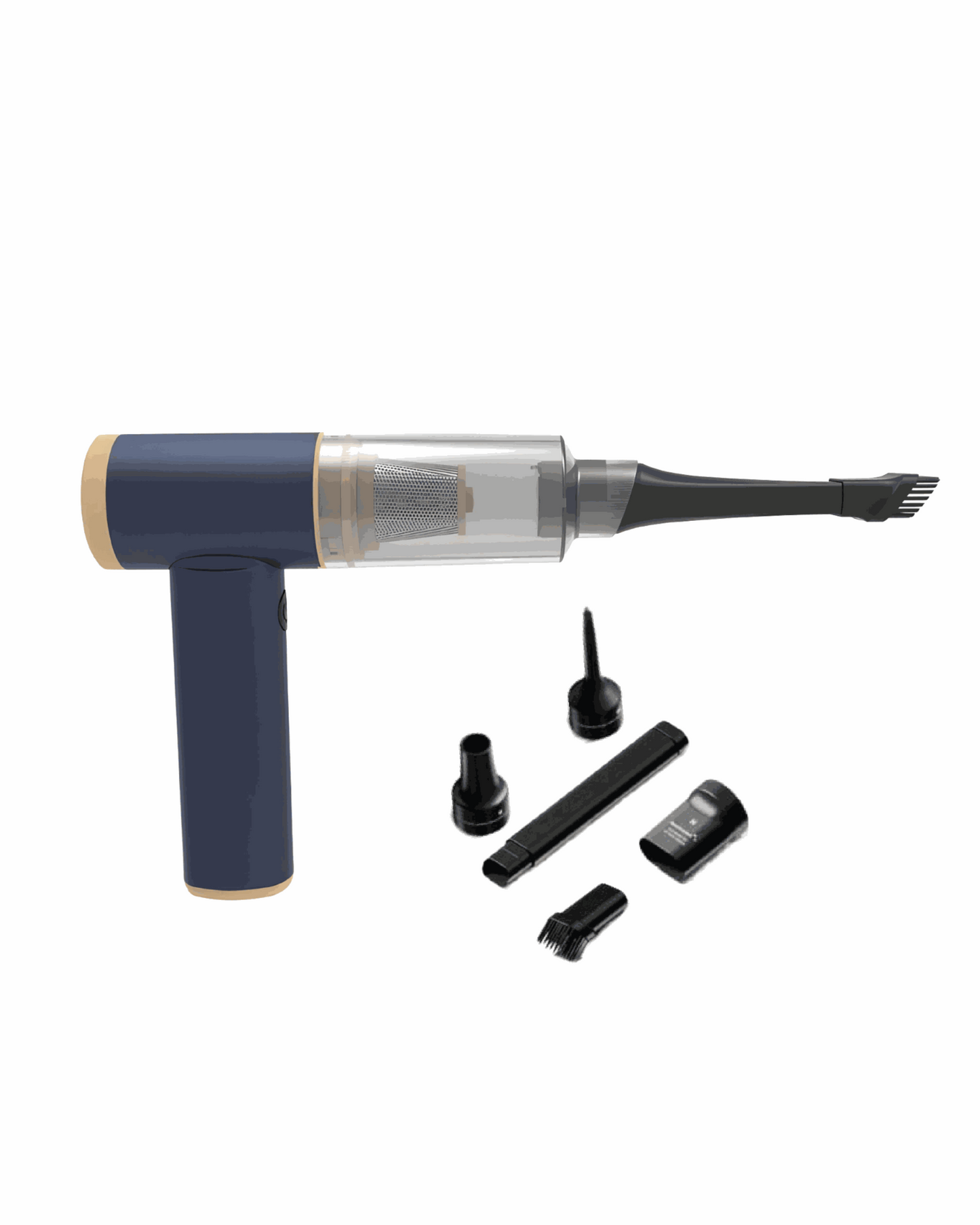 Tiron Hand Vacuum Cleaner compact design with blue and black colors