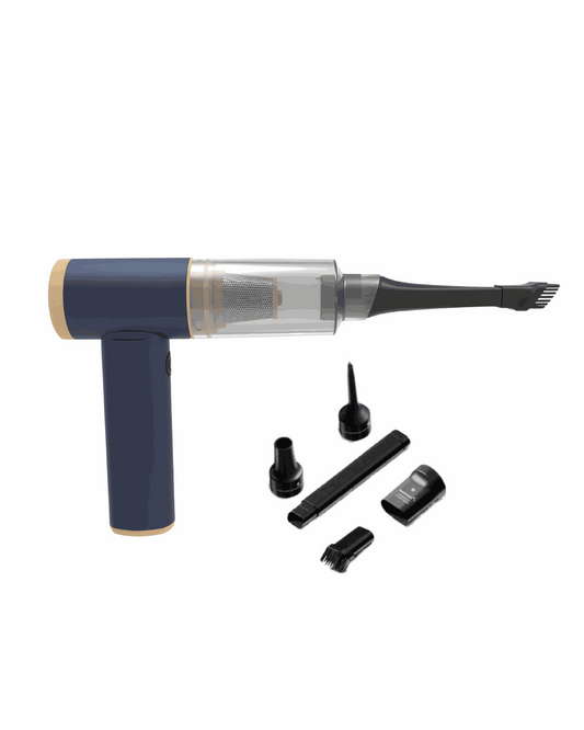 Tiron Hand Vacuum Cleaner compact design with blue and black colors