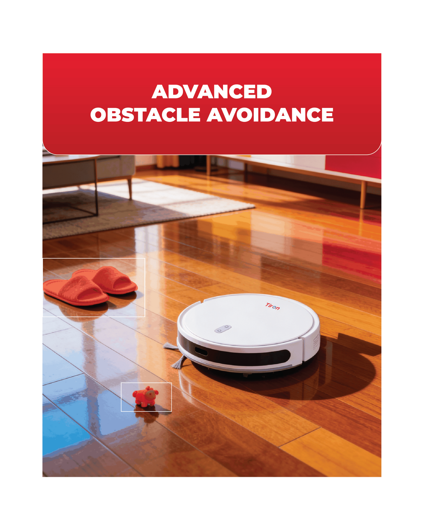 TIRON TRV 10P Point Laser Robotic Vacuum Cleaner