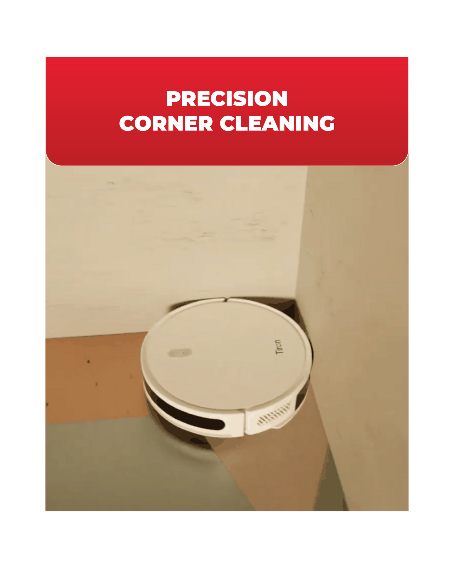 TIRON TRV 10P Point Laser Robotic Vacuum Cleaner