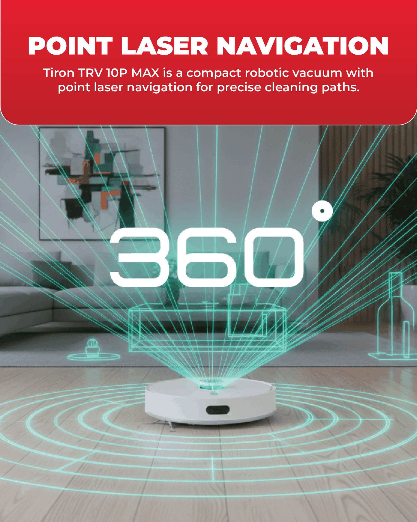 TIRON TRV 20 Robotic Vacuum Cleaner