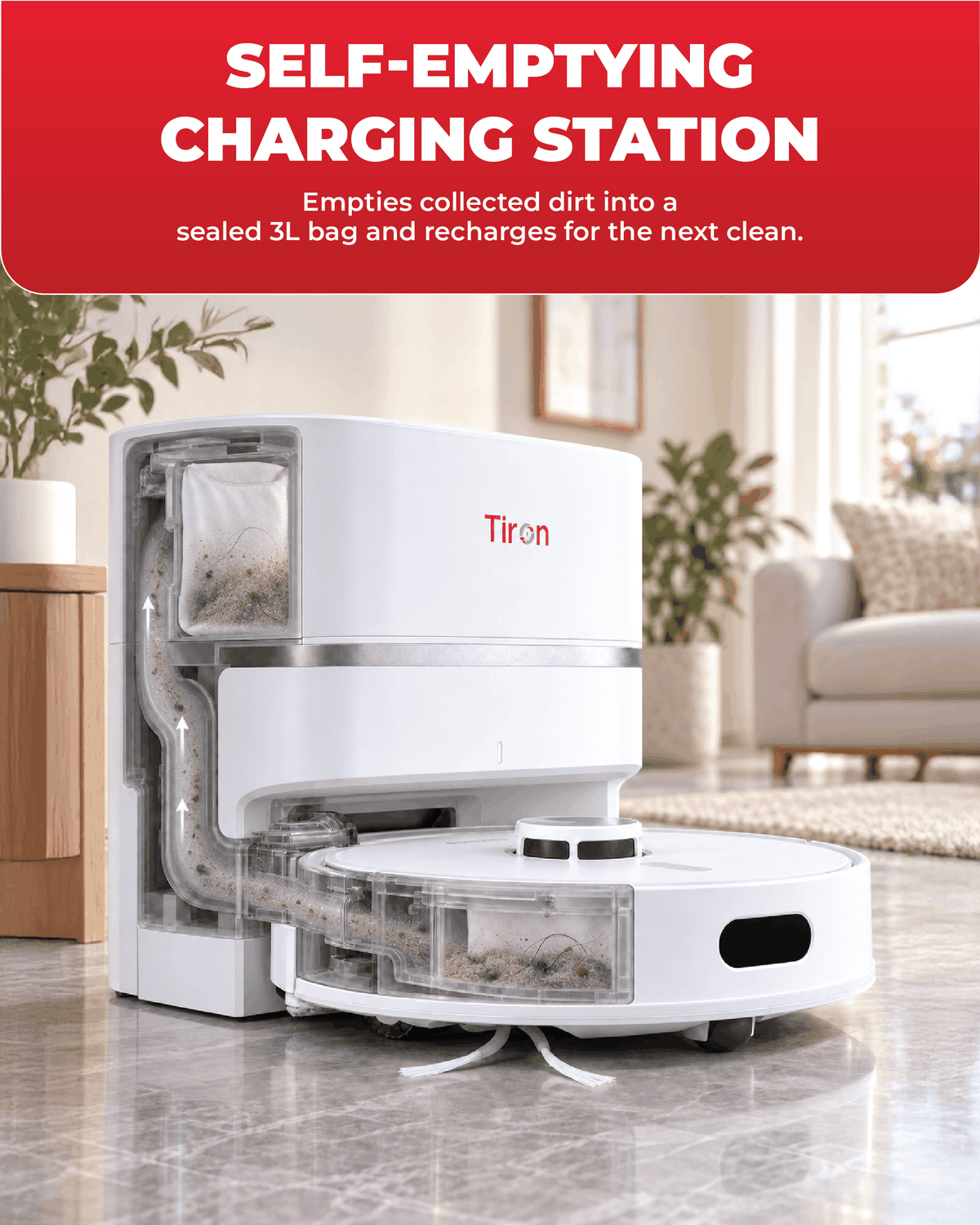 TIRON TRV 20 Max Plus Robotic Vacuum