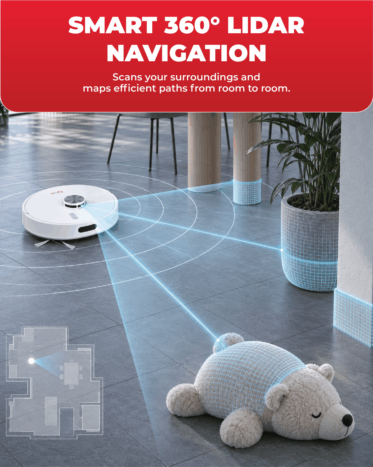 TIRON TRV 20 Max Plus Robotic Vacuum