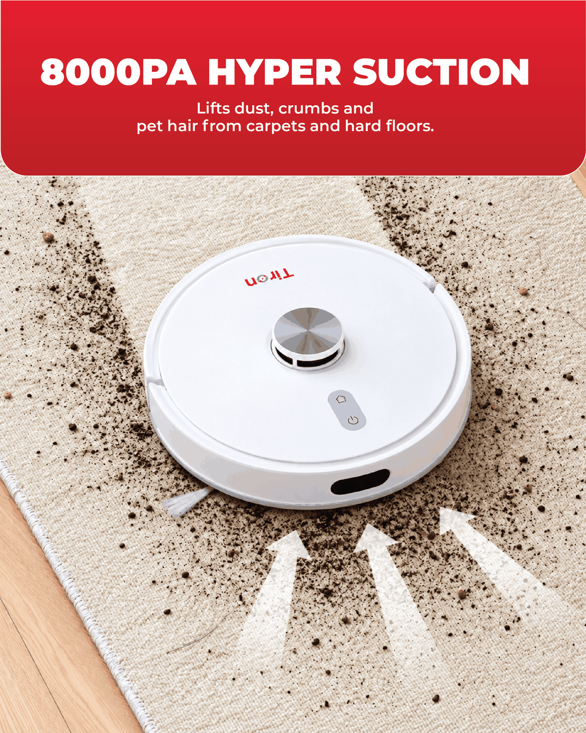 TIRON TRV 20 Plus Robotic Vacuum Cleaner