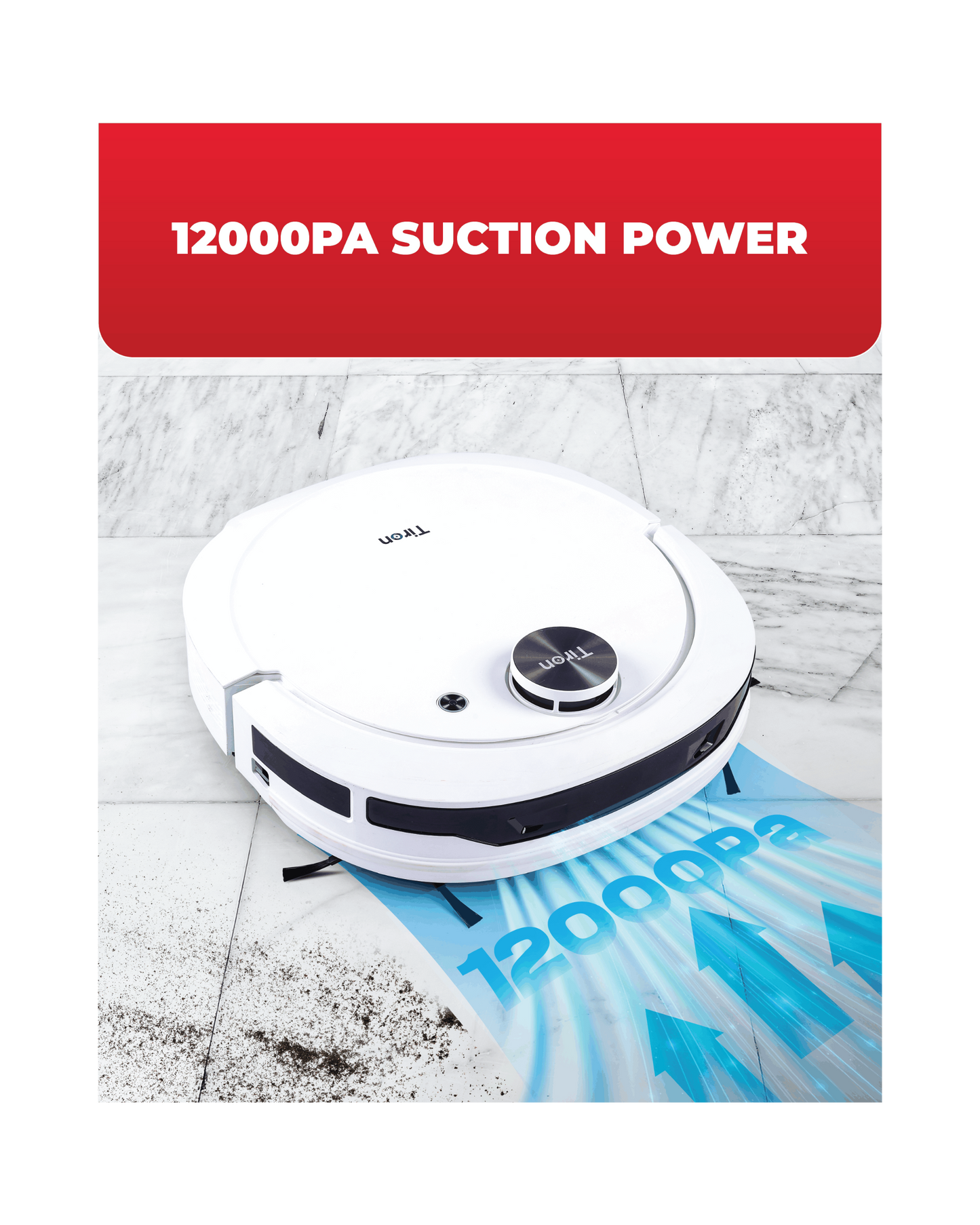TIRON TRV 40 PRO Roller Mop Robotic Vacuum Cleaner