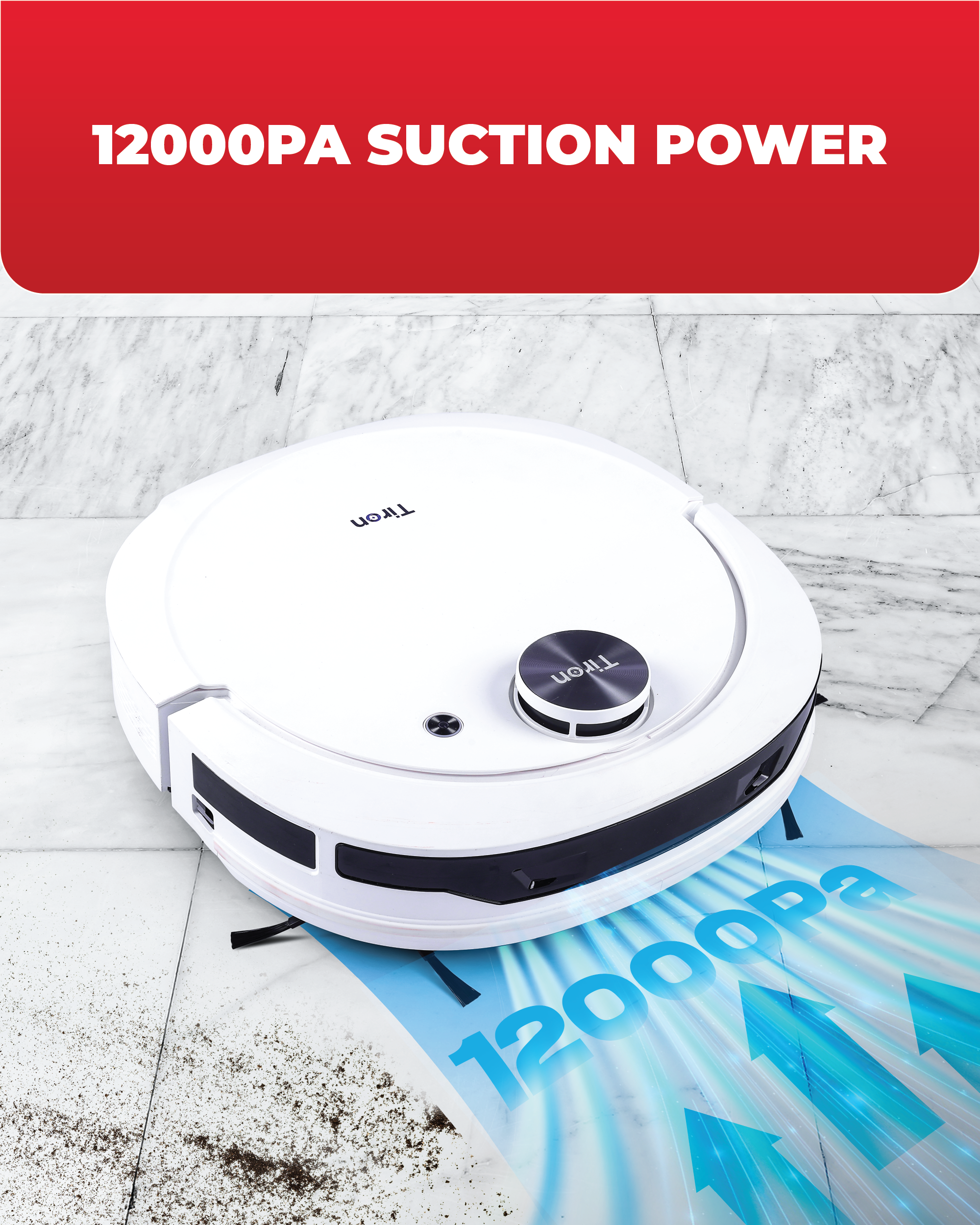 Tiron TRV 40 Pro - Advanced Home Vacuum Cleaner with Self-Cleaning