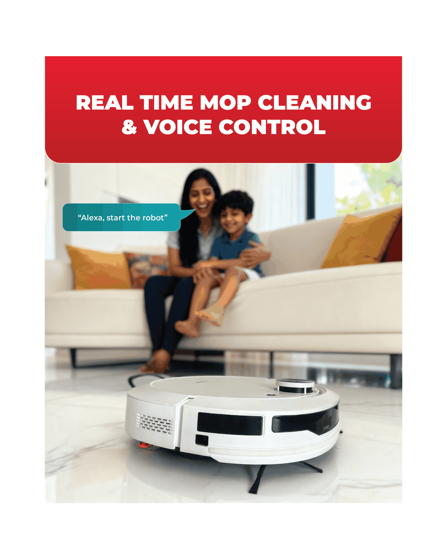 TIRON TRV 40 PRO Roller Mop Robotic Vacuum Cleaner